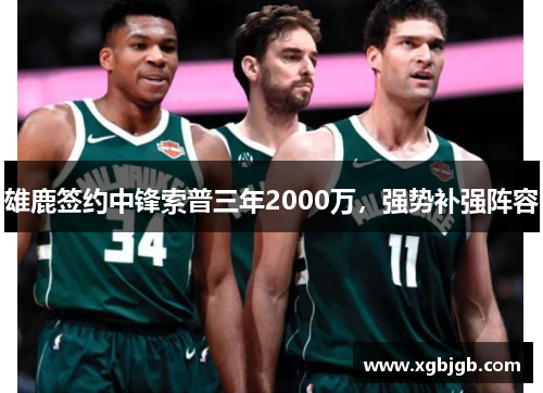 雄鹿签约中锋索普三年2000万，强势补强阵容